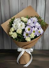 Букет цветов из:  Хризантемы и Розы в Уржуме