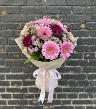 Букет цветов из:  Герберы и Хризантемы в Уржуме