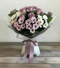 Букет цветов из:  Хризантемы и Розы #REPLACE_PRED# Уржуме
