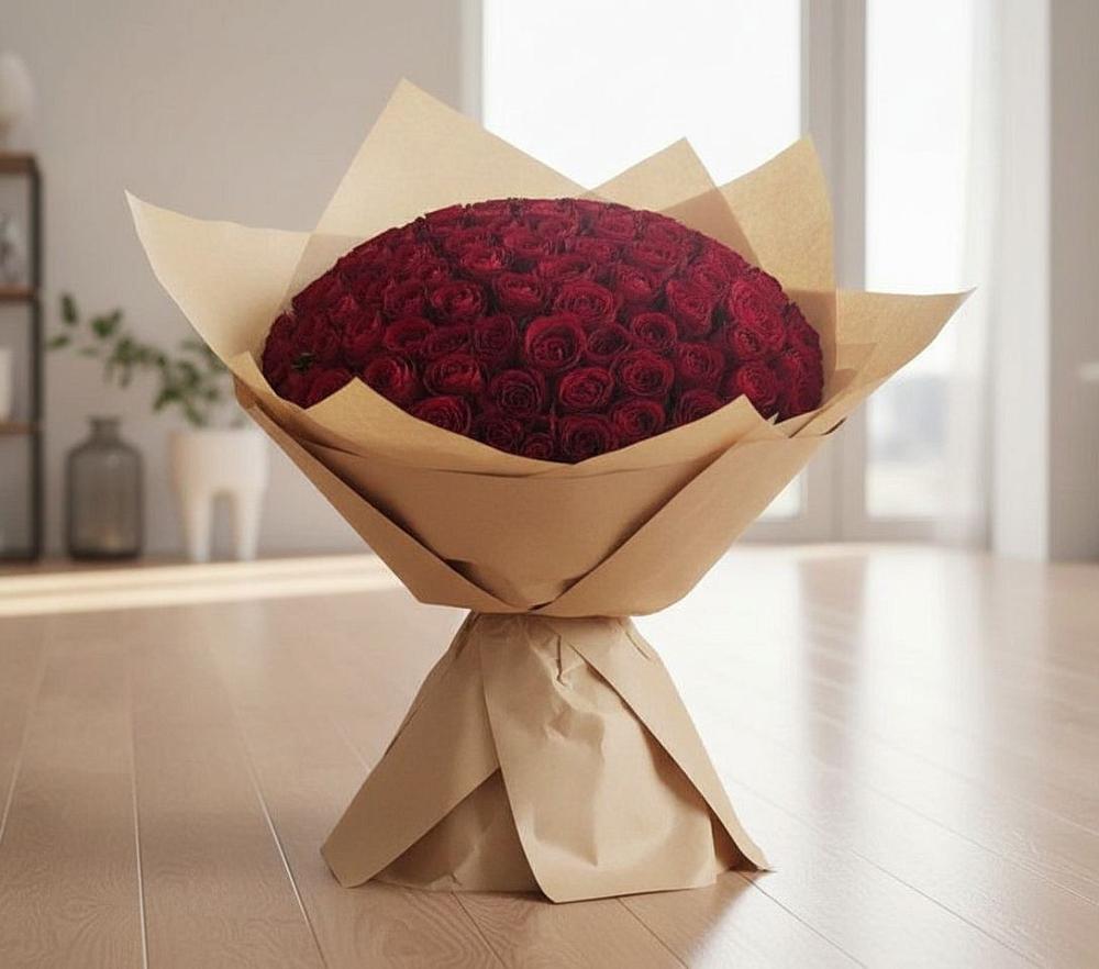 Букет 101 Красная роза в Уржуме