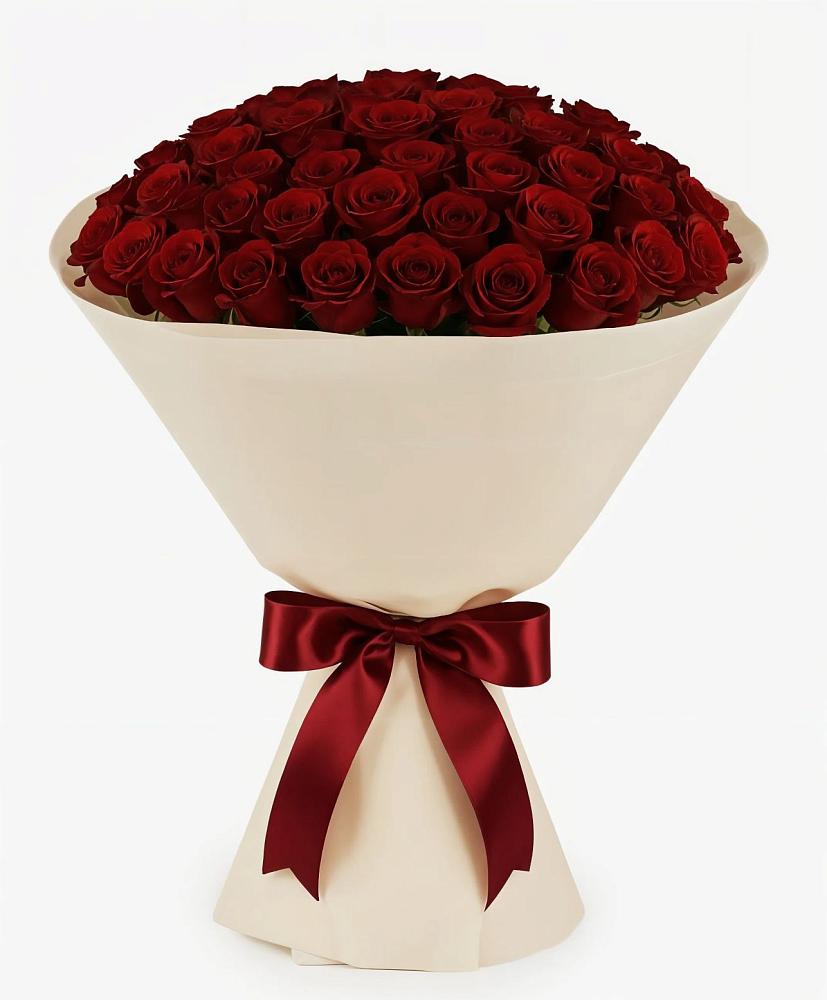 Букет 101 Бордовая роза Блэк Бакарра в Уржуме