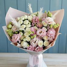 Букет цветов из:  Альстромерии и Розы в Уржуме